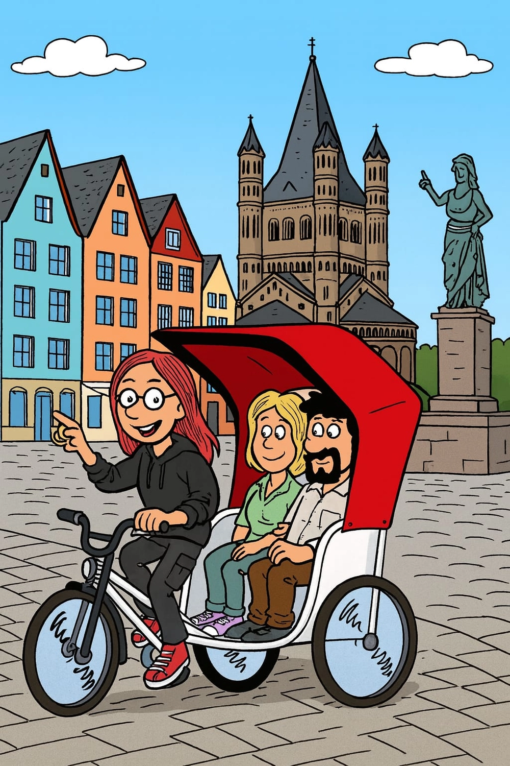 Rikscha Heckansicht von Rikscha4U