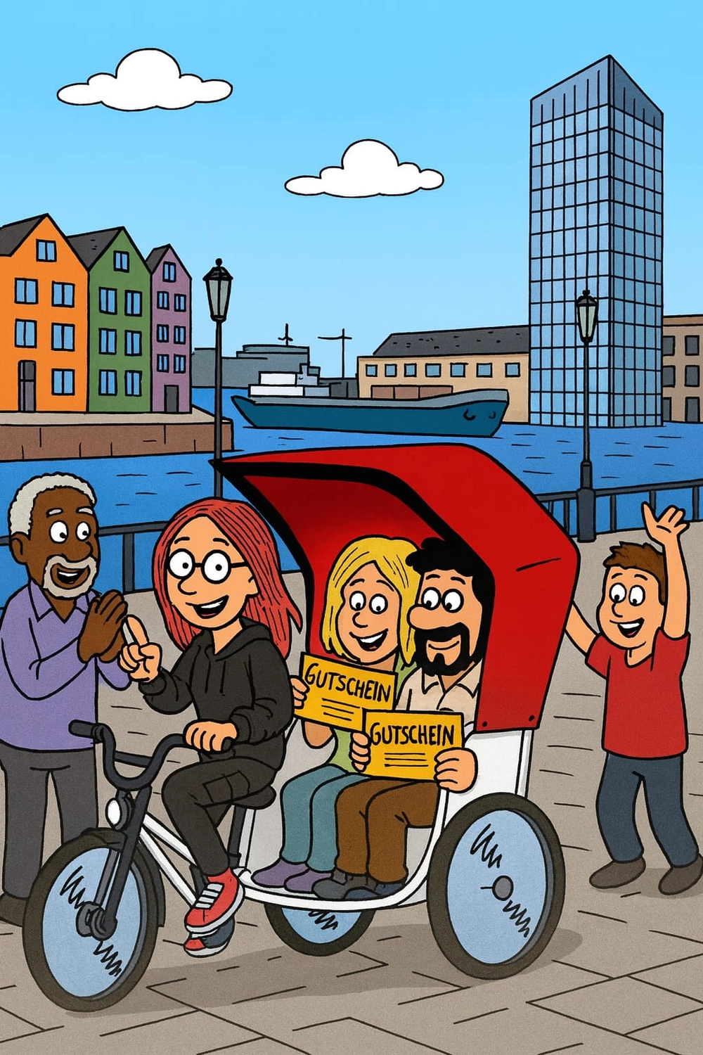 Rikscha fahren in Köln von Rikscha4U