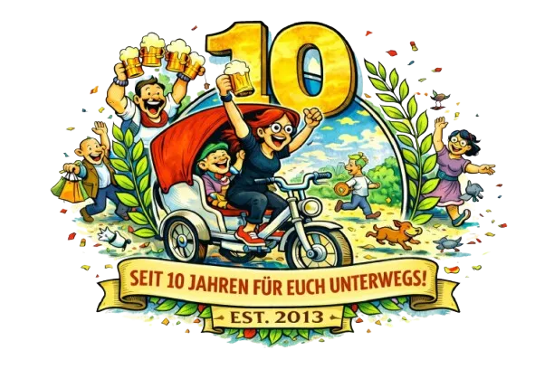 Rikscha4U - Rikscha Touren - logo, Jahre