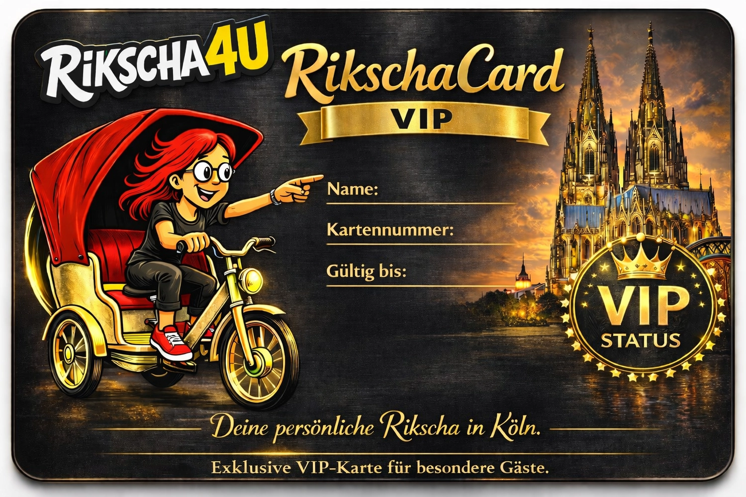 Rikscha4U - Rikscha Touren - vip Rikscha Card