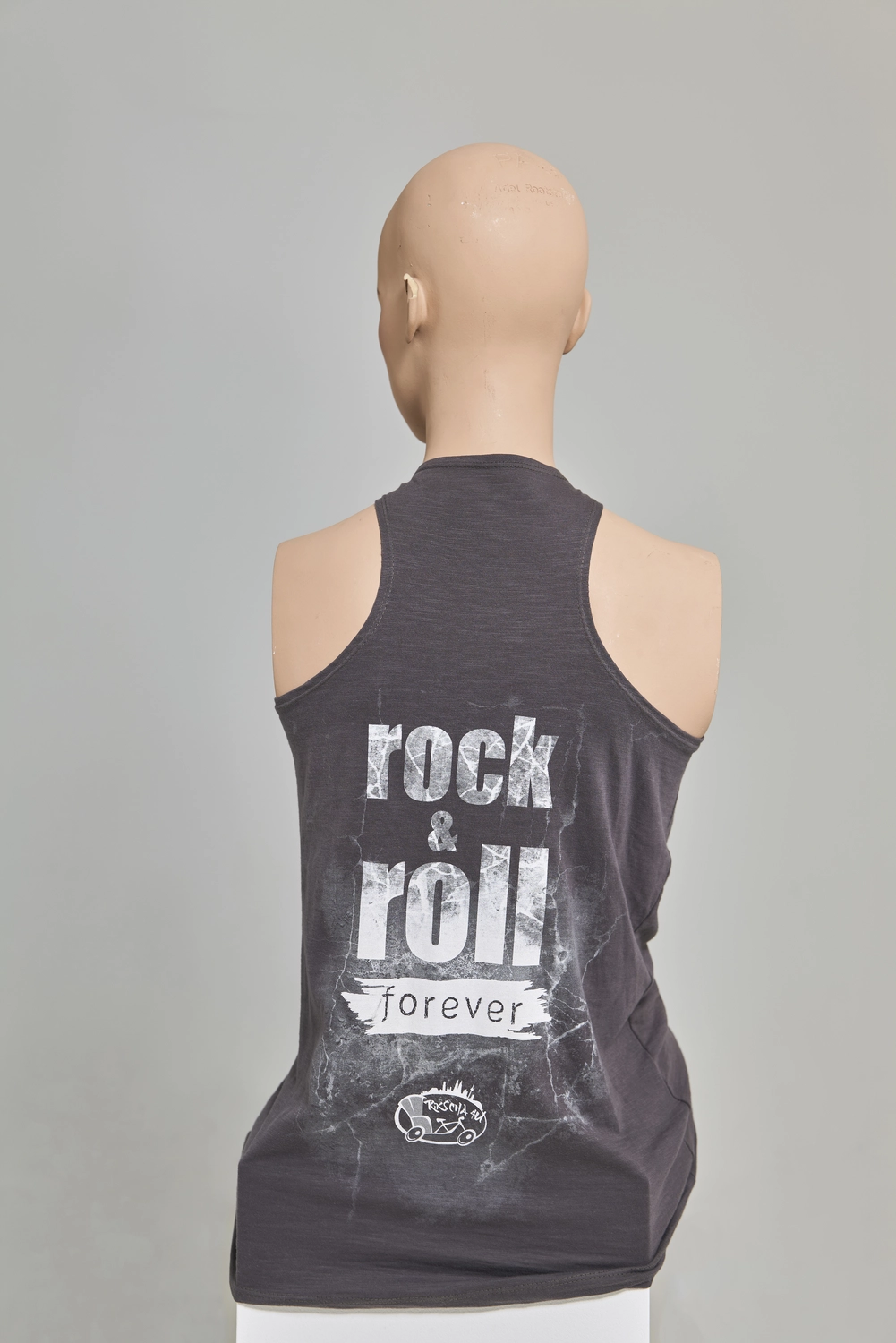 Rikscha4U – Rikscha Touren – Dies ist ein schwarzes Grafik-T-Shirt mit dem Text „Infinity Souls“ und einem rot-weißen Unendlichkeitssymbol.