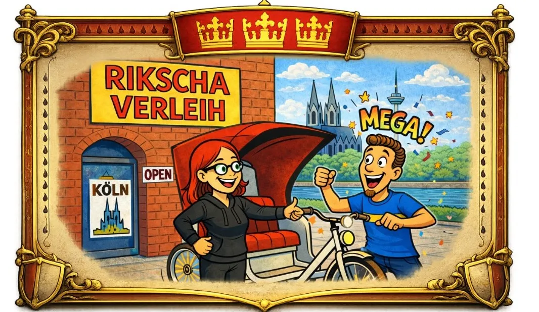 Rikscha4U - Rikscha Touren - Holzbanner