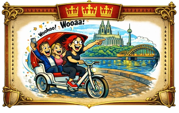 Rikscha4U - Rikscha Touren - Holzbanner